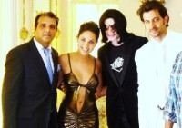 Hrithik Roshan, Barbara Mori with Michael Jackson